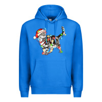 True Royal christmas american shorthair cat Premium Hoodie - LillyAllenDesigns