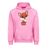 Fuchsia Pink fox Urban Hoodie - texasbilliewilder