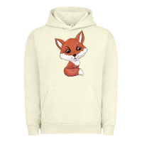 Pigment Pistachio fox Urban Hoodie - texasbilliewilder