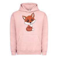 Pigment Salmon fox Urban Hoodie - texasbilliewilder