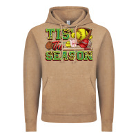 Vintage Coffee tis' the season softball Vintage Hoodie - Zillion Design Studio
