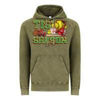 Vintage Olive tis' the season softball Vintage Hoodie - Zillion Design Studio