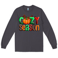 Smoke cozy season with fall colors palette and pumpkin Long Sleeve Tee - AdoDesignShop