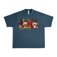 Midnight Navy christmas afro gnomies Urban Heavy Tee - FaDigitalArtStudio