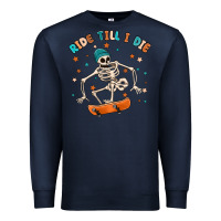 Navy ride till i die Premium Sweatshirt - MaliasSmallBusiness