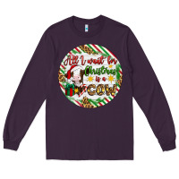 Plum Christmas all i want for christmas is a cow Long Sleeve Tee - Artiststas