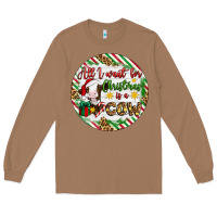 Toasted Coconut Christmas all i want for christmas is a cow Long Sleeve Tee - Artiststas