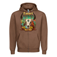 Chestnut desert vibes wild west Zipper Hoodie - NancyCooperArtShop