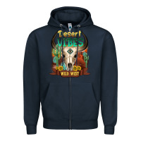 Navy desert vibes wild west Zipper Hoodie - NancyCooperArtShop