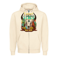 Sandshell desert vibes wild west Zipper Hoodie - NancyCooperArtShop