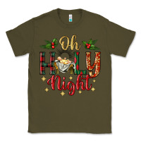 Army Green oh holy night Classic Tee - BundleAndBundleShop