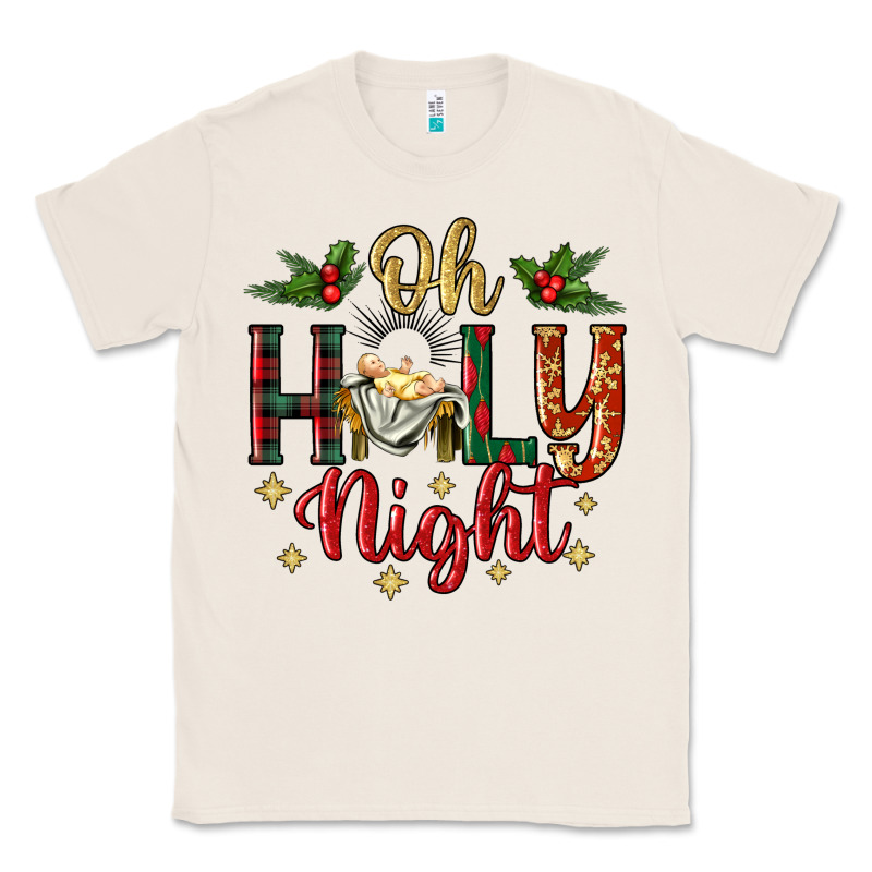 Oh Holy Night Classic Tee by BundleAndBundleShop | Teevron