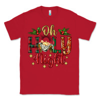 Red oh holy night Classic Tee - BundleAndBundleShop