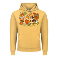 Vintage Mustard fall nurse coffee cups Vintage Hoodie - texasbilliewilder