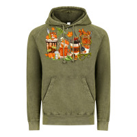 Vintage Olive fall nurse coffee cups Vintage Hoodie - texasbilliewilder