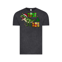 Vintage Black tree rex Vintage Tee - CowhideDigitalArt