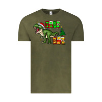 Vintage Olive tree rex Vintage Tee - CowhideDigitalArt