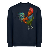 Navy rooster Heavyweight Sweatshirt - RanaPortraitStore