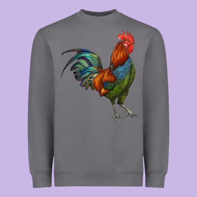 Rooster Heavyweight Sweatshirt Designed By Ranaportraitstore