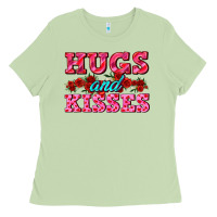 Matcha hugs and kisses valentines Ladies Tee - AdoDesignShop