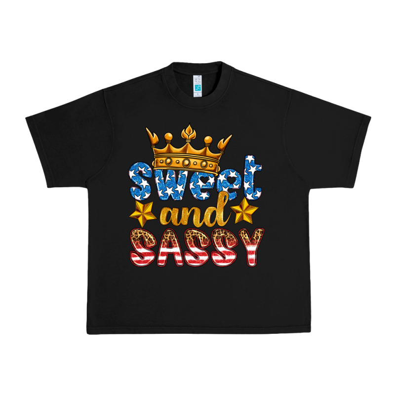 Usa Sweet And Sassy Urban Heavy Tee by HRA Design Shop | Teevron