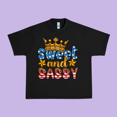 Usa Sweet And Sassy Urban Heavy Tee Designed By Hra Design Shop
