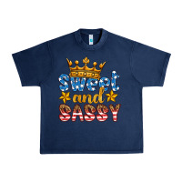 Navy usa sweet and sassy Urban Heavy Tee - HRA Design Shop