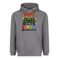 Storm level 100 days of school completed Heavyweight Hoodie - MaliasSmallBusiness