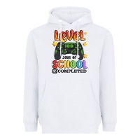 White level 100 days of school completed Heavyweight Hoodie - MaliasSmallBusiness