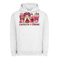Pigment Lunar Rock cafecito y chisme with coffee cups Urban Hoodie - texasbilliewilder