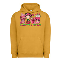 Pigment Peanut Butter cafecito y chisme with coffee cups Urban Hoodie - texasbilliewilder