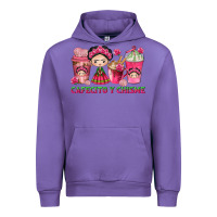 Tulip cafecito y chisme with coffee cups Urban Hoodie - texasbilliewilder