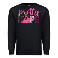 Black pretty dope afro woman Premium Sweatshirt - NancyCooperArtShop