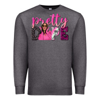 Charcoal Heather pretty dope afro woman Premium Sweatshirt - NancyCooperArtShop