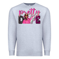 Pretty Dope Afro Woman Premium Sweatshirt | Teevron