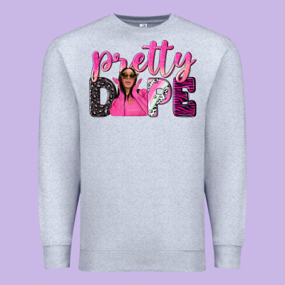 Pretty Dope Afro Woman Premium Sweatshirt Designed By Nancycooperartshop