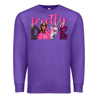 Purple pretty dope afro woman Premium Sweatshirt - NancyCooperArtShop