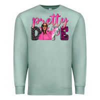 Seafoam pretty dope afro woman Premium Sweatshirt - NancyCooperArtShop