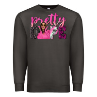 Smoke pretty dope afro woman Premium Sweatshirt - NancyCooperArtShop