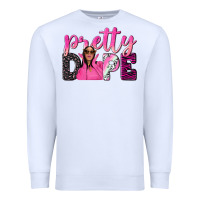 White pretty dope afro woman Premium Sweatshirt - NancyCooperArtShop