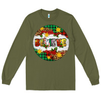 Army Green Christmas Believe Long Sleeve Tee - Artiststas