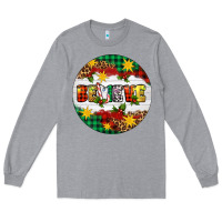 Heather Grey Christmas Believe Long Sleeve Tee - Artiststas