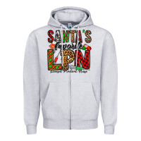 Santa's Favorite Lpn Zipper Hoodie | Teevron