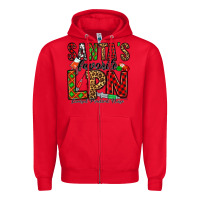 Red santa's favorite lpn Zipper Hoodie - Jasminsmagicworld