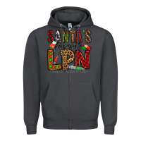 Smoke santa's favorite lpn Zipper Hoodie - Jasminsmagicworld