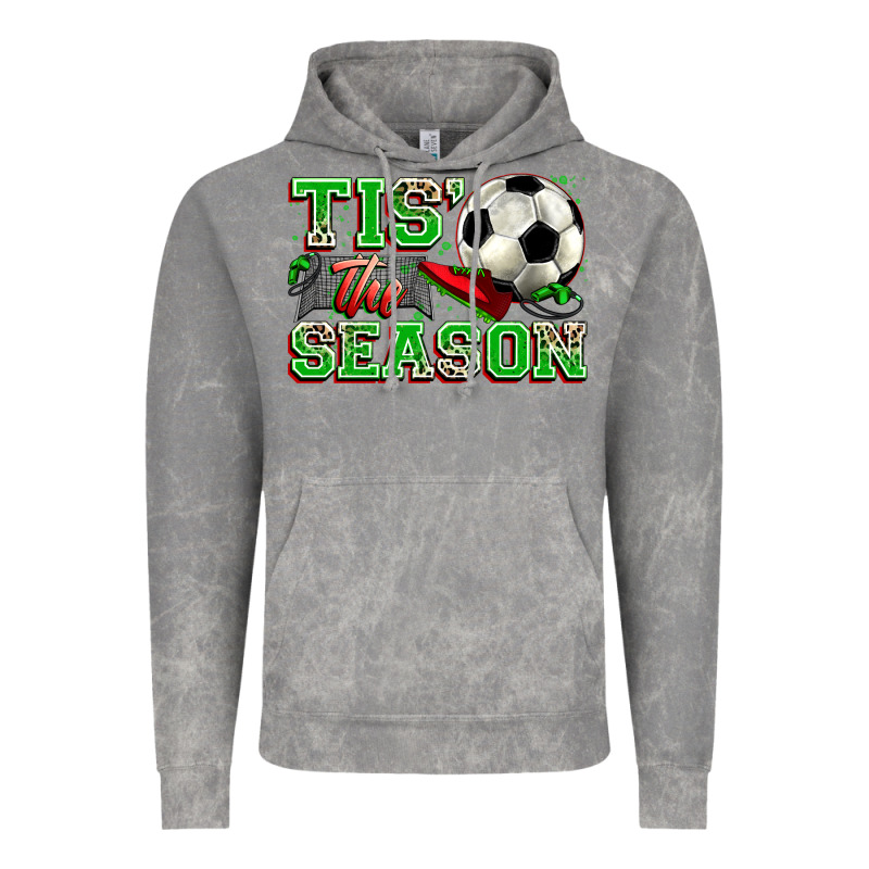 Tis' The Season Soccer Vintage Hoodie by Zillion Design Studio | Teevron