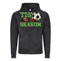 Vintage Black tis' the season soccer Vintage Hoodie - Zillion Design Studio