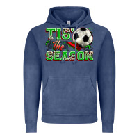 Vintage Denim tis' the season soccer Vintage Hoodie - Zillion Design Studio