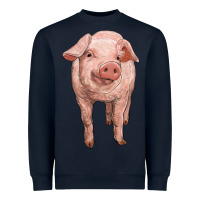 Navy pig Heavyweight Sweatshirt - RanaPortraitStore