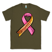 Army Green breast cancer sport ribbons Classic Tee - AdoDesignShop